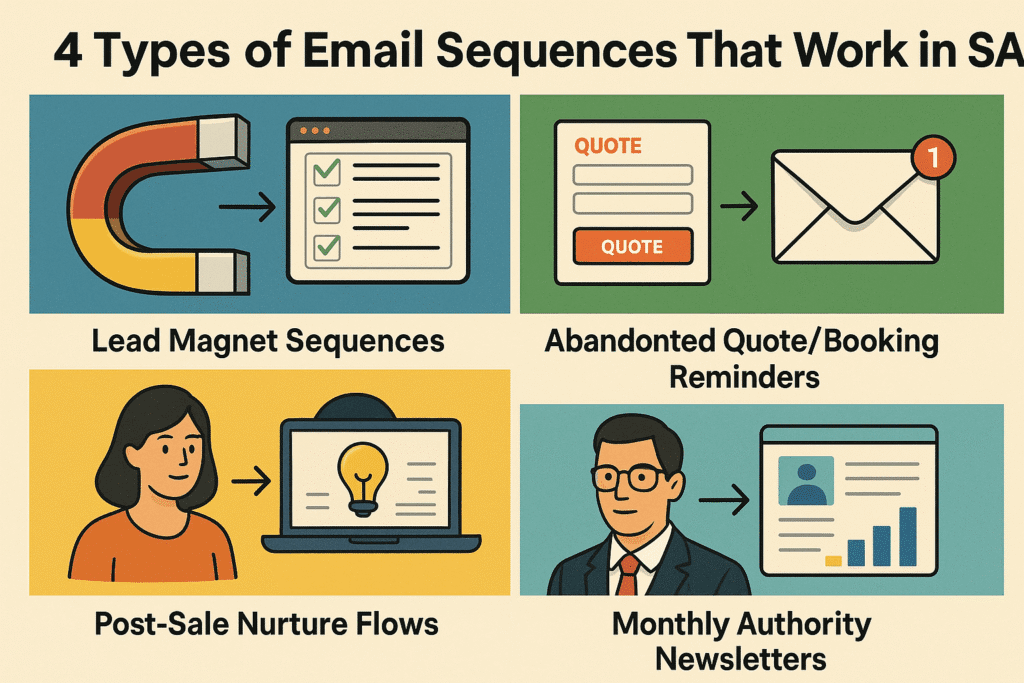 email marketing South Africa | 4 types of email sequences that work in SA