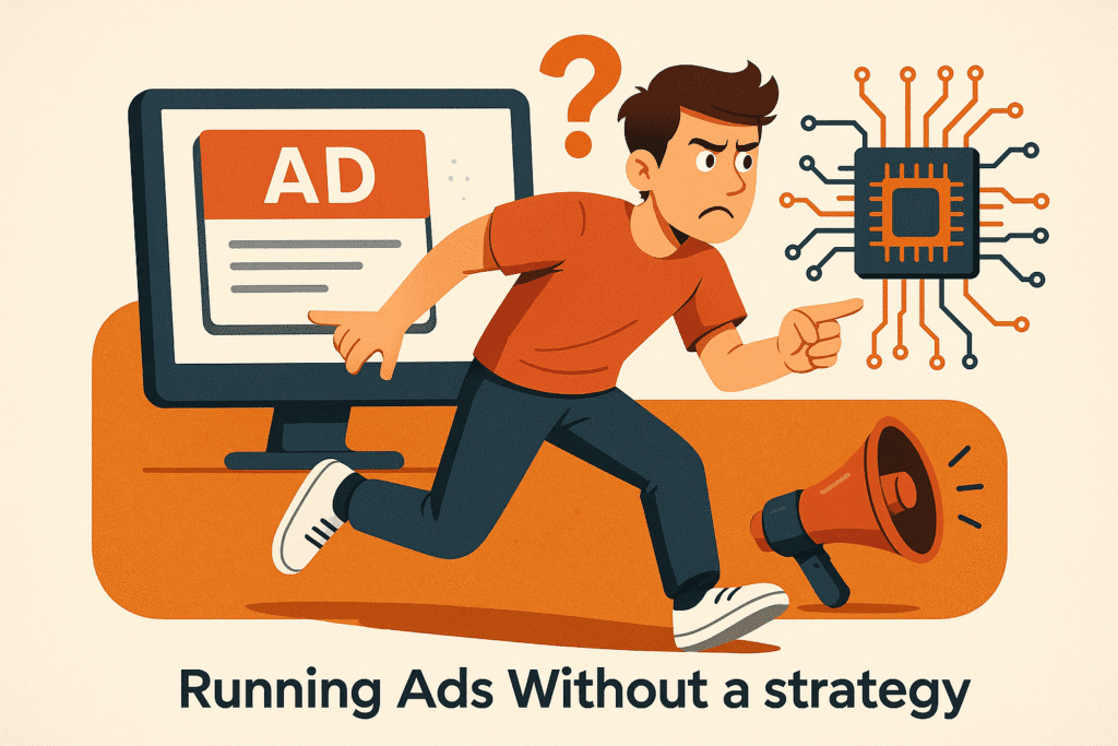 digital marketing mistakes South Africa | Running Ads Without A Strategy