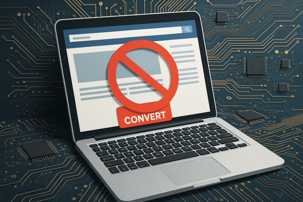 digital marketing mistakes South Africa | Websites That Cannot Convert