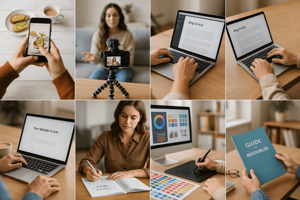 build authority with content