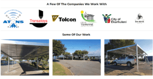 Affordable Marketing website for construction company in South Africa