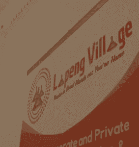Affordable video shoot for lapeng village company banner